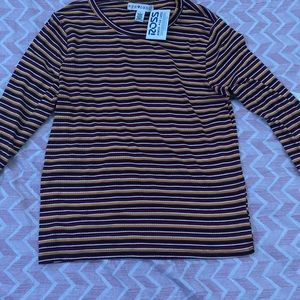 BRAND NEW STRIPPED LONG SLEEVE!